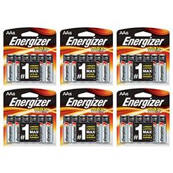 My Battery Supplier 36 Energizer AA Max Alkaline 1.5V Batteries (6x6 Pack) Retail Packaging