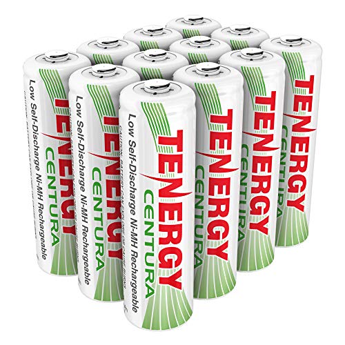 Tenergy Centura AAA NIMH Rechargeable Battery 800mAh Low Self Discharge Triple A Battery Pre-Charged AAA Size Batteries Pack