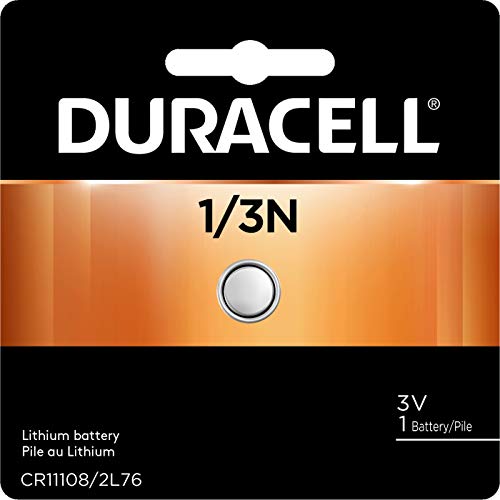 Duracell - 1/3N 3V Lithium Coin Battery - long lasting battery - 1 count