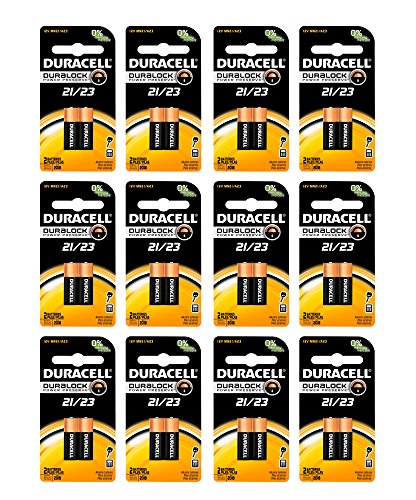 Duracell 24x Duracell A23 Batteries 12V Alkaline 21 23A A23BP GP23 Carded (2pk x 12)