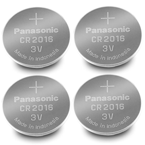 Panasonic CR2016-4 CR2016 3V Lithium Coin Battery (Pack of 4)
