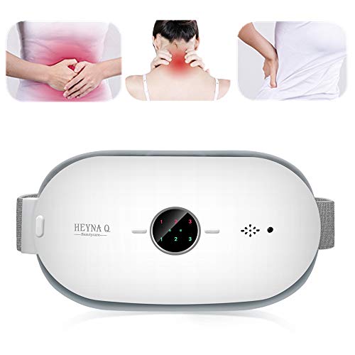 HEYNA Q Menstrual Heating Pad with Vibration Massager Portable