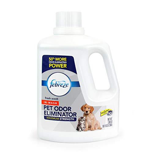 Febreze Laundry Pet Odor Eliminator by Febreze, In Wash Clothes Scent Booster, Deodorizer, Detergent Additive, Fabric Refresher,