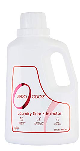 Zero Odor - Laundry Odor Eliminator & Deodorizer - Great for Pet Bedding & Sweaty Workout Clothes -(64-Ounce)