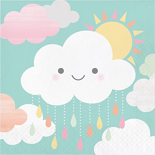 Creative Converting Clouds Napkins, 48 ct