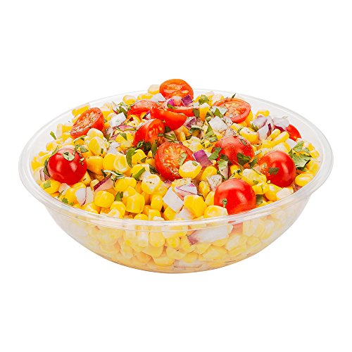 Restaurantware Large Plastic Salad Bowl, Cold Salad Bowl - Durable PET Plastic - Clear - Use In-House or for To-Go - 21 oz - 200ct Box -