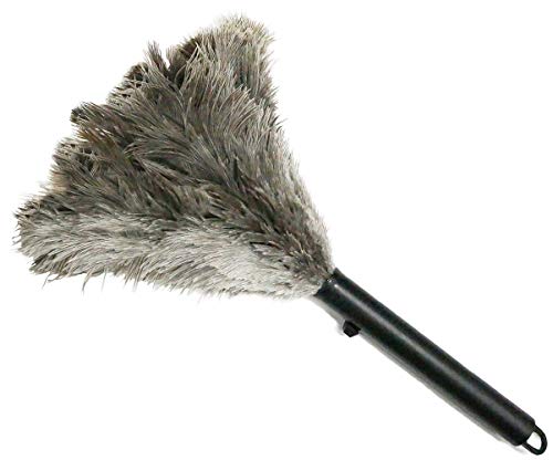 Alta Dusting Products, Inc. Premium Retractable Feather Duster--Genuine Ostrich Feathers with Metal-wire Binding