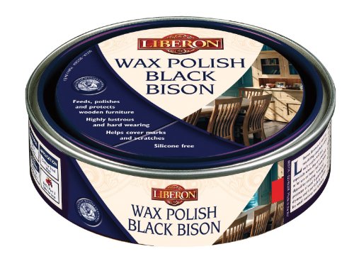 Liberon Black Bison Paste Wax, 500 ml, Dark Oak