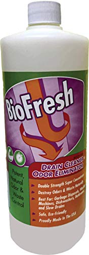 HELIX LABORATORIES, INC. BioFresh - Enzyme Drain Cleaner & Odor Eliminator. Deodorizes and Unclogs Smelly Garbage Disposals, Washing Machines and Slow
