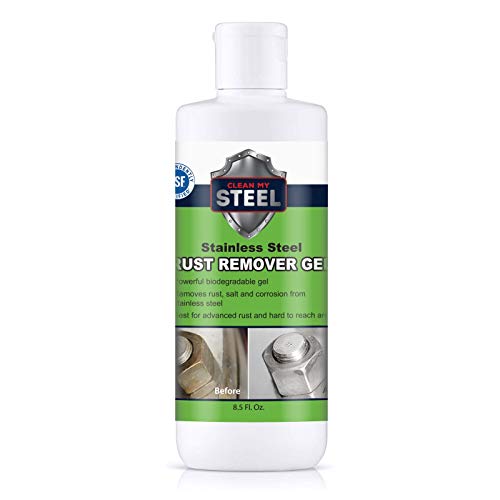 Clean My Steel Stainless Steel Rust Remover Gel for Advanced Rust and Hard to Reach Area's