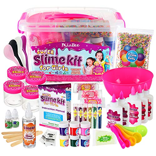 DilaBee DIY Slime Making Kit for Girls - {48 Piece} Super Jumbo