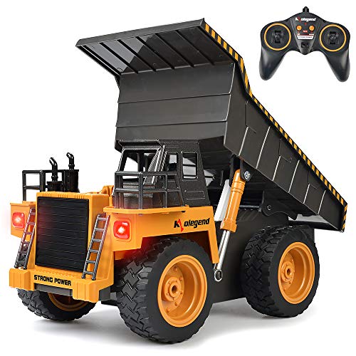 kolegend Remote Control Construction Dump Truck Construction Vehicle Toy