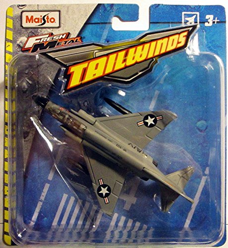 Maisto Fresh Metal Tailwinds Navy F-4 Phantom II Plane