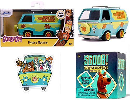 Scooby-Doo Scoob Gang Mystery Machine Die-Cast Van 1:32 Scale Bundled Movie  Blind Box