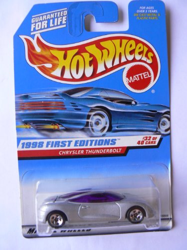 Hot Wheels 1998 First Editions #32 of 40 Chrysler Thunderbolt 5 Spoke Wheels Collector #671