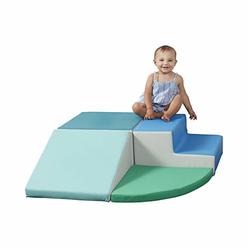 Factory Direct Partners 11619-CTGN SoftScape Toddler Playtime Corner Climber, Indoor Active Play Structure (4-Piece Set) - Conte