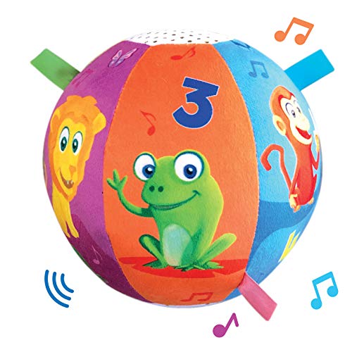Move2Play Interactive Animal Sounds Crawl Ball Toy for Babies and Toddlers,  Baby Ball for Ages 6 Months to 1, 2 Year Old boy
