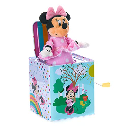 KIDS PREFERRED Disney Baby Minnie Mouse Jack-in-The-Box - Musical Toy for Babies