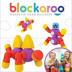 Discover with Dr. Cool Blockaroo Magnetic Foam Building Blocks - STEM Construction Toy for Girls & Boys, Soft Foam Blocks Develop Early Learning