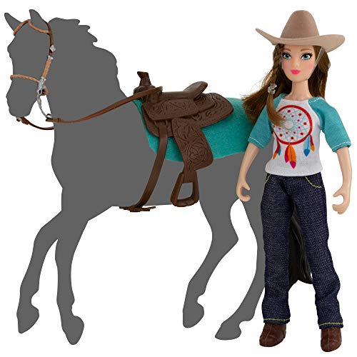 Breyer Animal Creations Breyer Freedom Series (Classics) Natalie Cowgirl Doll | 5 Piece Doll and Accessory Set | 1:12 Scale | Model #62025