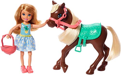 Barbie â€‹Barbie Club Chelsea Doll and Horse, 6-Inch Blonde, Wearing Fashion and Accessories, Gift for 3 to 7 Year Oldsâ€‹â€‹
