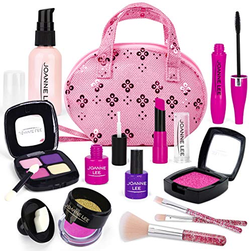 UMIKU Pretend Makeup for Kids Makeup Kit for Girls 12 PCS Pretend Play Makeup Girl Toys Cosmetic Toy Makeup Toys for 3 4 5 6