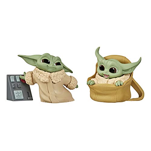 Star Wars The Bounty Collection Series 2 The Child Collectible Toys 2.2-Inch Speeder Ride, Touching Buttons Figure 2-Pack