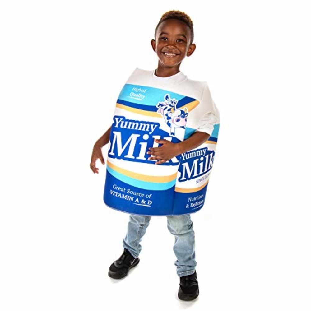 Hauntlook Wholesome Milk Carton Children's Halloween Costume - Funny Food  Kid Outfit (YM)