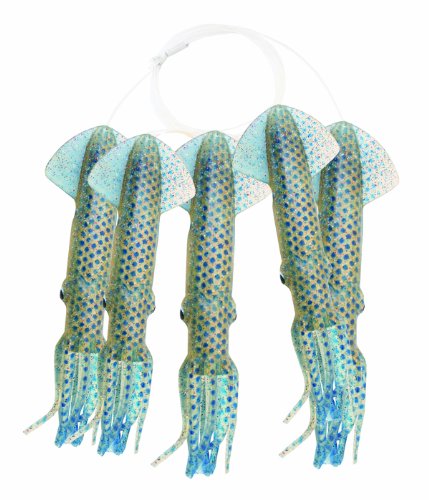 Mold Craft Scaled Squid Daisy Chain, 9-Inch, Syka with Blue Scales
