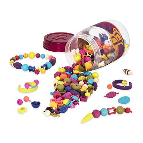 B. toys by Battat B. toys â?? Pop Snap Bead Jewelry Set for Kids â?? Pop Arty! â?? DIY Craft Jewelry Making Kit â?? Creative Necklaces, Rings,