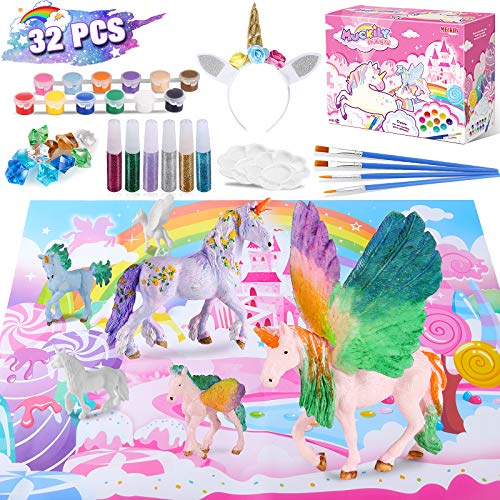 Baturu BATURU Unicorn Painting Kit for Kids/Girls, 2020 New Unicorn Art and  Crafts Painting Toys for Kids Age 3+, Kids Painting kit