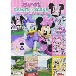 Disney Mickey Mouse and Minnie Mouse Stickers Activities (Minnie Mouse Create a Scene)