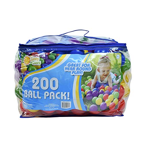 Intex Small Plastic Multi-Colored Fun Ballz For Indoor And