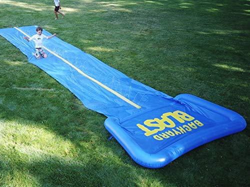 Backyard Blast 30 Waterslide With Square Pool Easy To Setup