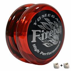 Yomega Fireball - Professional Responsive Transaxle Yoyo, Great For Kids And Beginners To Perform Like Pros + Extra 2 Strings