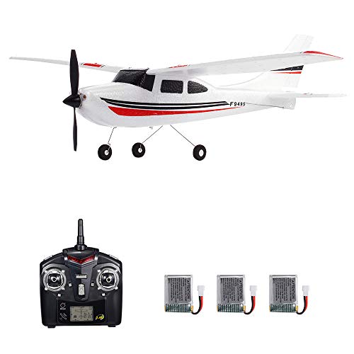 GoolRC WLtoys F949S RC Airplane, 2.4Ghz 3CH RC Plane with Gyroscope, EPP Remote Control Airplane, Easy to Fly RC Aircraft