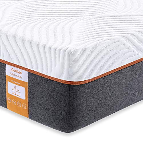 Coolvie Queen Mattress, Coolvie 10 Inch Memory Foam and Innerspring