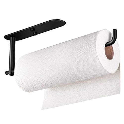HUFEEOH Adhesive Paper Towel Holder Under Cabinet Wall