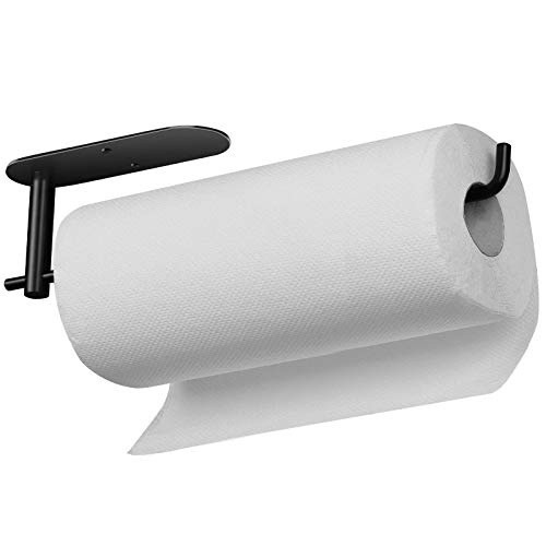 Fvviia Paper Towel Holder Under Cabinet Paper Towel Rack Self Adhesive  Towel Paper Holder Wall Mount Stick on Wall for
