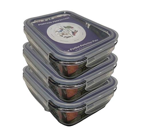 Portion Perfection Portion Control Meal Prep Containers 3pk, Weight