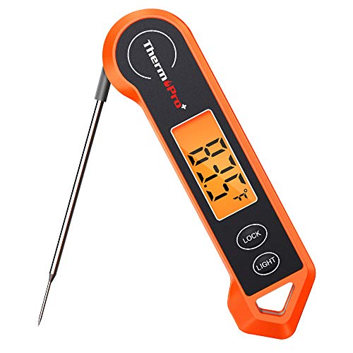 ThermoPro TP19H Waterproof Digital Meat Thermometer for Grilling with Ambidextrous Backlit and Motion Sensing Kitchen Cooking