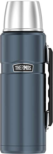Thermos Stainless Steel King 40 Ounce Beverage Bottle, Slate