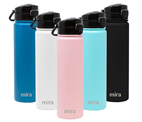 MIRA Stainless Steel Water Bottle - Hydro Vacuum Insulated Metal Thermos  Flask Keeps Cold for 24 Hours, Hot for 12 Hours 