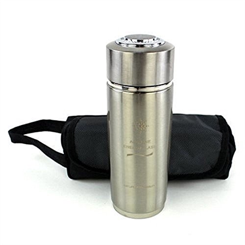 ZHZ Alkaline Water - Nano Energy Bottle Flask Cup - Portable Metal Water Ionizer - Makes great-tasting Alkaline Ionized water ZHZ