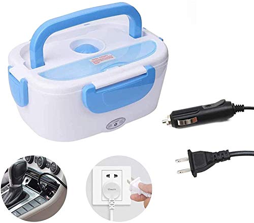 Viowey Electric Lunch Box, Food Heater Lunch Box for Car and Home 110V 12V 40W, Portable Food Warmer Heater with Removable 1.5L