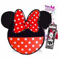 Disney Shop Minnie Mouse Lunch Box for Girls Kids Bundle ~ Premium Insulated Minnie Mouse Lunch Bag with Stickers and Accessories (Minnie