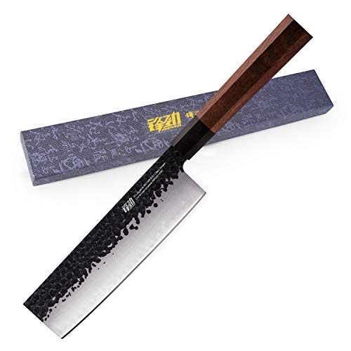 FINDKING 7 inch Nakiri Knife by Findking-Dynasty series-3 layer 9CR18MOV clad steel w/octagon handle Gyuto Knife