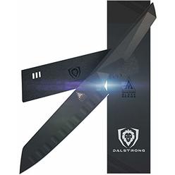 DALSTRONG Santoku Knife -7"- Shadow Black Series - Black Titanium Nitride Coated - High Carbon - 7CR17MOV-X Vacuum Treated