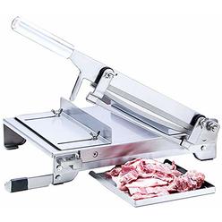 Moongiantgo Manual Meat Slicer Stainless Steel Ribs Bone Cutter Cutting Machine Chicken Duck Fish Lamb Meat Chopper Manual