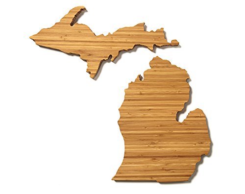 AHeirloom: The Original Michigan State Shaped Serving & Cutting Board. (As Seen in O Magazine, Good Morning America, Real